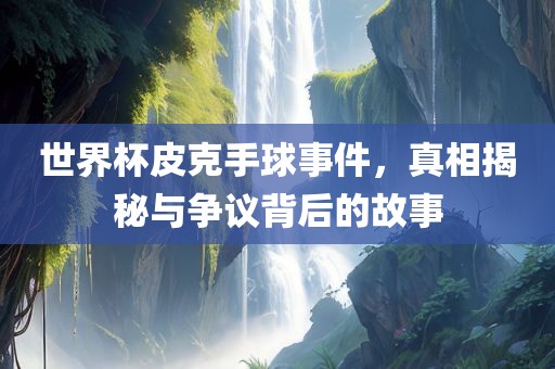 世界杯皮克手球事件，真相揭秘与争议背后的故事广西贺州市华昌新材料有限公司
