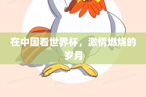 在中国看世界杯，激情燃烧的广西贺州市华昌新材料有限公司岁月