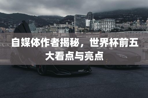 自媒体作者揭秘，世界杯前五大看点与亮点广西贺州市华昌新材料有限公司