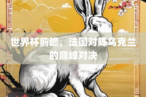 世界杯前瞻，法国对阵乌克兰的巅峰对决