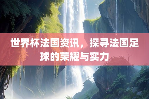 世界杯法国资讯，探寻法国足球的荣耀与实力