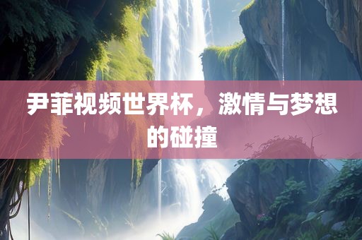 尹菲视频世界杯，激情与梦想的碰撞
