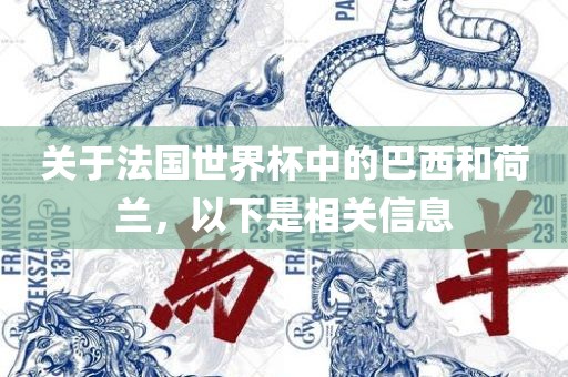 关于法国世界杯中的巴西和荷兰，以下是相关信息