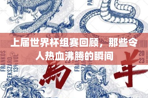 上届世界杯组赛回顾，那些令人热血沸腾的瞬间
