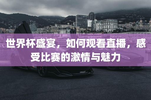 世界杯盛宴，如何观看直播，感受比赛的激情与魅力