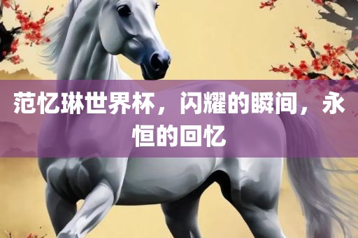 范忆琳世界杯，闪耀的瞬间，永恒的回忆