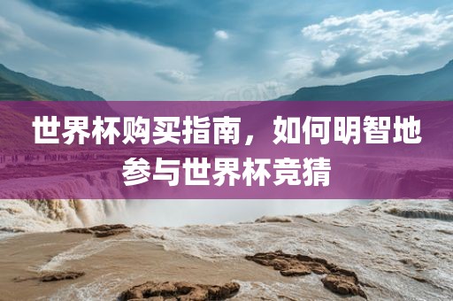 世界杯购买指南，如何明智地参与世界杯竞猜