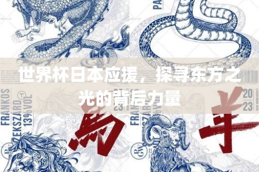 世界杯日本应援，探寻东方之光的背后力量
