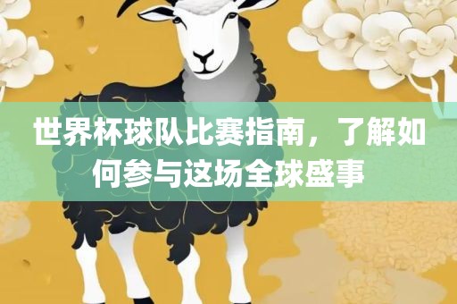 世界杯球队比赛指南，了解如何参与这场全球盛事
