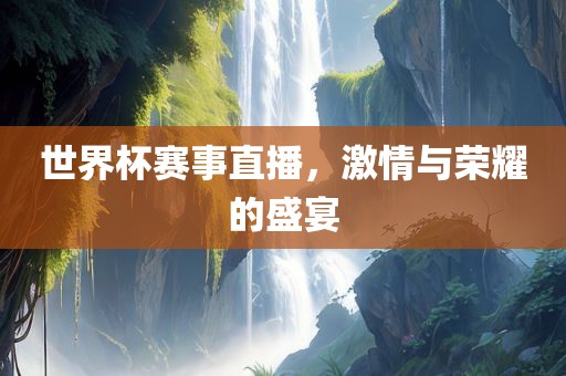 世界杯赛事直播，激情与荣耀的盛宴