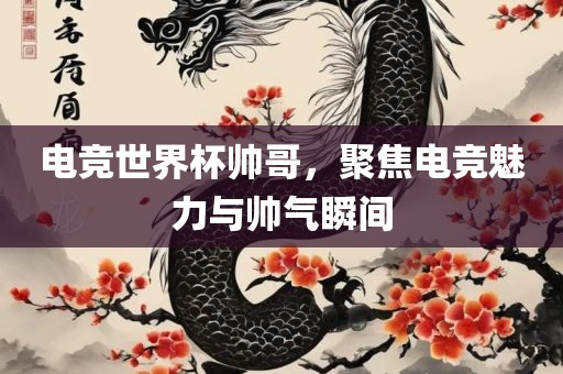 电竞世界杯帅哥，聚焦电竞魅力与帅气瞬间
