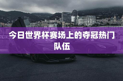 今日世界杯赛场上的夺冠热门队伍