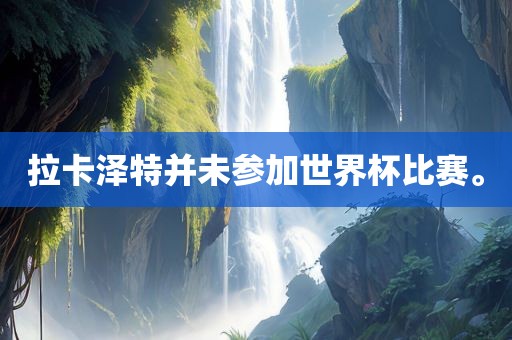 拉卡泽特并未参加世界杯比赛。