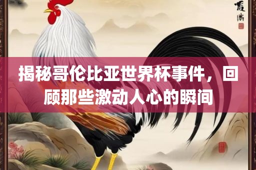 揭秘哥伦比亚世界杯事件，回顾那些激动人心的瞬间