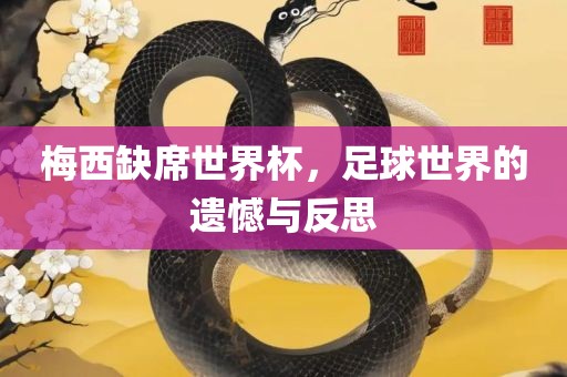 梅西缺席世界杯，足球世界的遗憾与反思