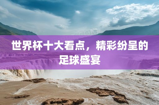 世界杯十大看点，精彩纷呈的足球盛宴