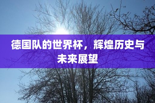 德国队的世界杯，辉煌历史与未来展望