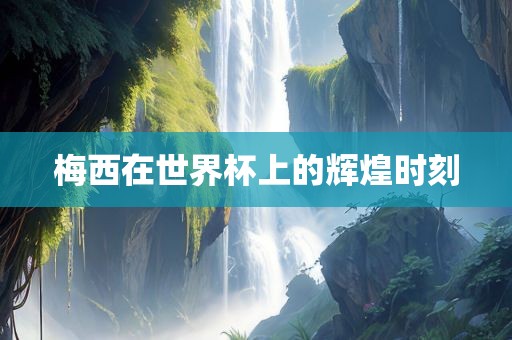 梅西在世界杯上的辉煌时刻
