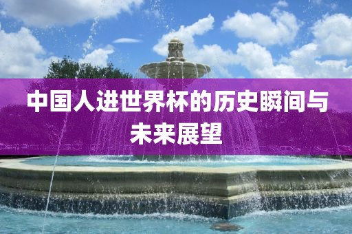 中国人进世界杯的历史瞬间与未来展望