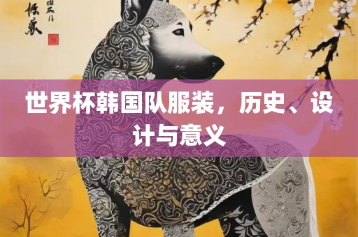世界杯韩国队服装，历史、设计与意义