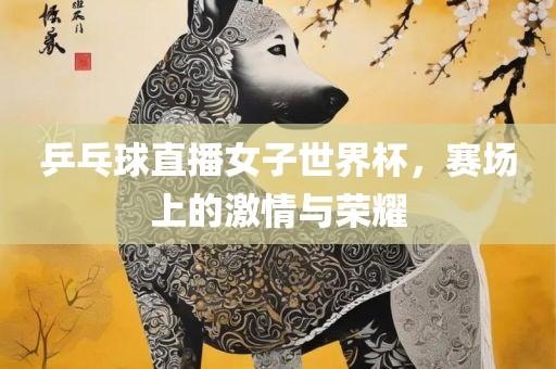 乒乓球直播女子世界杯，赛场上的激情与荣耀