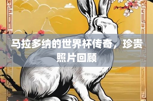 马拉多纳的世界杯传奇，珍贵照片回顾