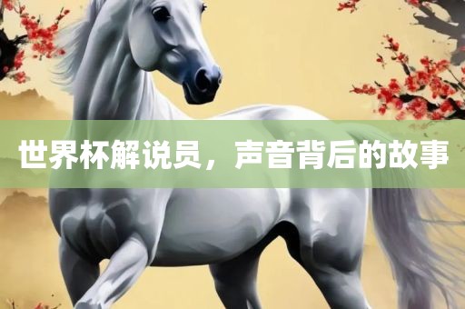 世界杯解说员，声音背后的故事