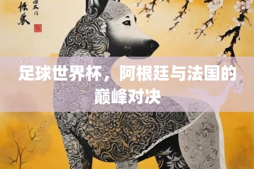 足球世界杯，阿根廷与法国的巅峰对决