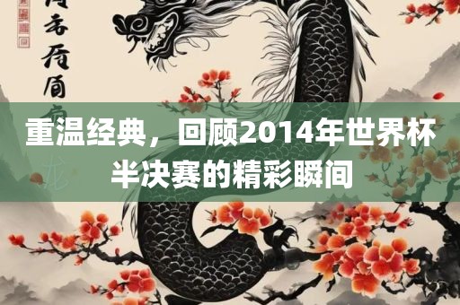 重温经典，回顾2014年世界杯半决赛的精彩瞬间