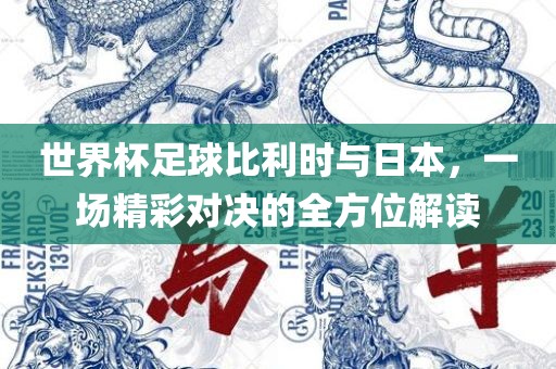 世界杯足球比利时与日本，一场精彩对决的全方位解读