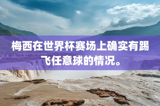 梅西在世界杯赛场上确实有踢飞任意球的情况。