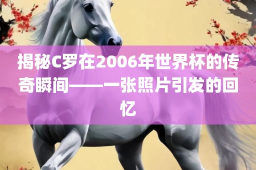 揭秘C罗在2006年世界杯的传奇瞬间——一张照片引发的回忆