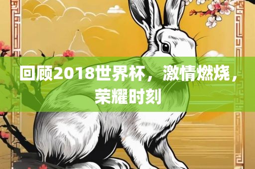 回顾2018世界杯，激情燃烧，荣耀时刻