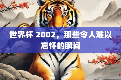 世界杯 2002，那些令人难以忘怀的瞬间
