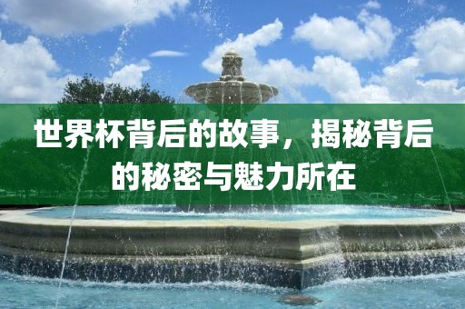 世界杯背后的故事，揭秘背后的秘密与魅力所在