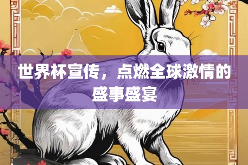 世界杯宣传，点燃全球激情的盛事盛宴