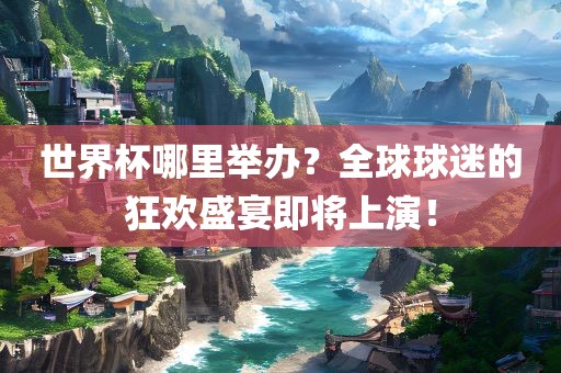 世界杯哪里举办？全球球迷的狂欢盛宴即将上演！