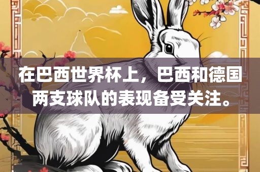 在巴西世界杯上，巴西和德国两支球队的表现备受关注。