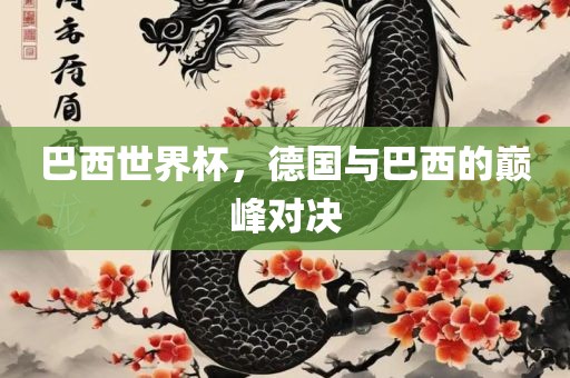 巴西世界杯，德国与巴西的巅峰对决
