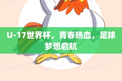 U-17世界杯，青春热血，足球梦想启航