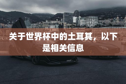 关于世界杯中的土耳其，以下是相关信息