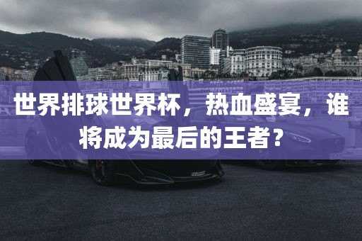 世界排球世界杯，热血盛宴，谁将成为最后的王者？