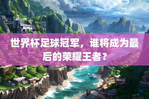 世界杯足球广西贺州市华昌新材料有限公司冠军，谁将成为最后的荣耀王者？