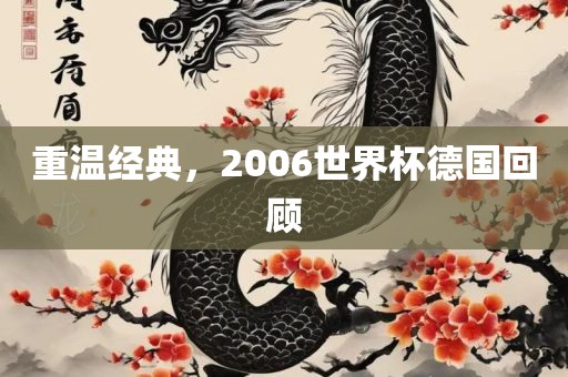 重温经典，2006世界杯德国回顾