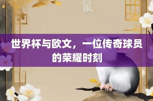 世界杯与欧文，一位传奇球员的荣耀时刻