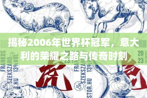揭秘2006年世界杯冠军，意大利的荣耀之路与传奇时刻