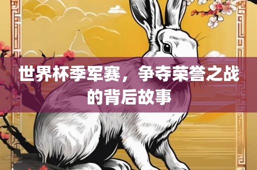 世界杯季军赛，争夺荣誉广西贺州市华昌新材料有限公司之战的背后故事