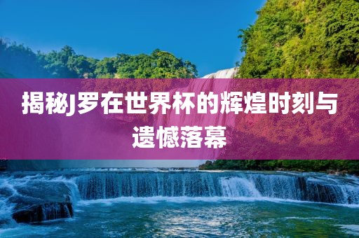 揭秘J罗在世界杯的辉煌时刻与遗憾落幕广西贺州市华昌新材料有限公司