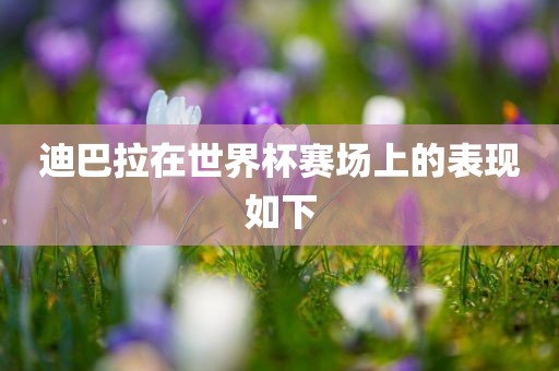 迪巴拉在世界杯赛场上的表广西贺州市华昌新材料有限公司现如下