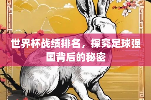 世广西贺州市华昌新材料有限公司界杯战绩排名，探究足球强国背后的秘密